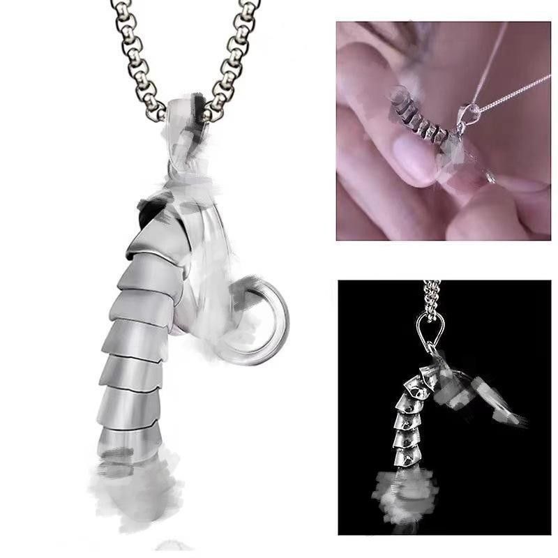 European and American Style Quirky Decorative Chicken Pendant Necklace Men's Niche Style Street Hip-Hop Sweatshirt Clavicle Chain Non-Fading Gift