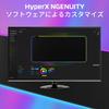 HYPERX Игровой коврик для мыши Pulsefire Mat RGB с RGB XL Настраиваемый на 2 года Черная подсветка, Размер, Ткань, Геймеры, Гарантия, 4S7T2AA,