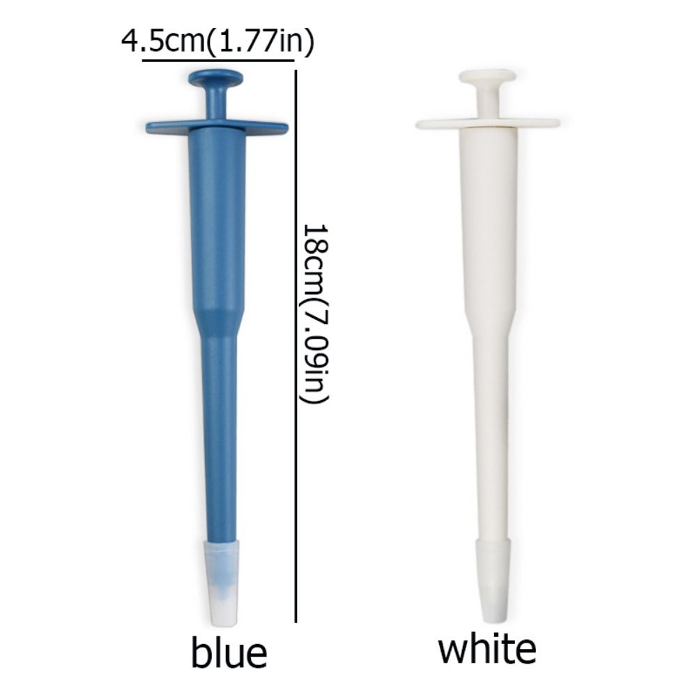 2pcs Hand-held Cat Pill Dispenser Bite Resistant Pet Pills Pusher Pet Medicine-Feeder  for Feeding