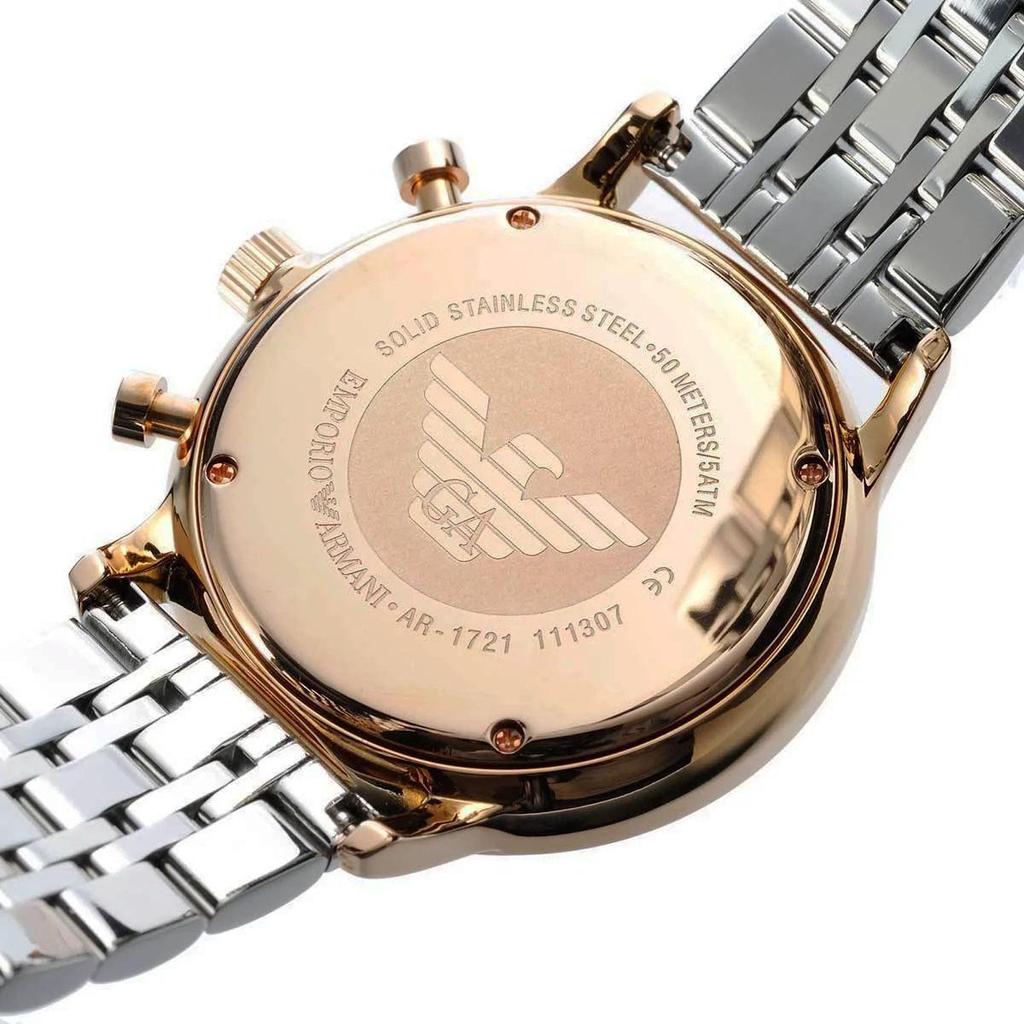 Emporio Armani AR1721 Gianni Watch Двухцветные мужские часы