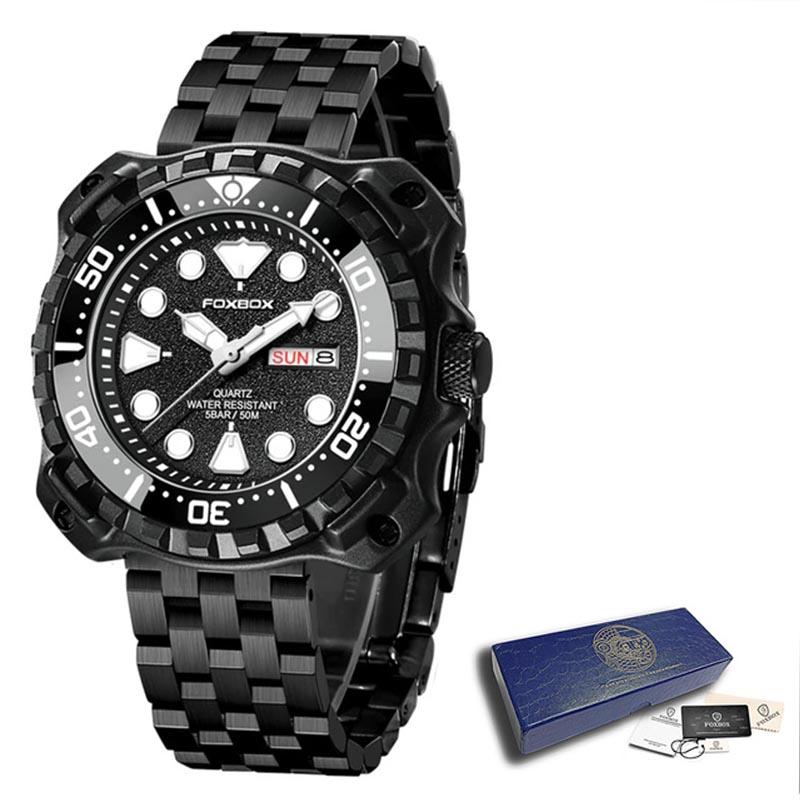 Модные мужские часы, лучший бренд, роскошные спортивные часы с большим циферблатом для мужчин, водонепроницаемые светящиеся часы, кварцевые часы с датой