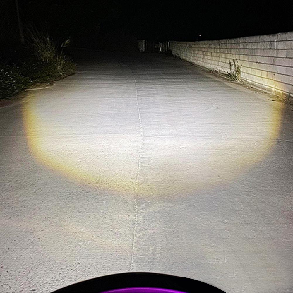 Motorcycle LED Headlight with Cooling Fun H4 BA20D High Low Beam Scooter Motorbike Headlamp Super Bright Light Front Lamp