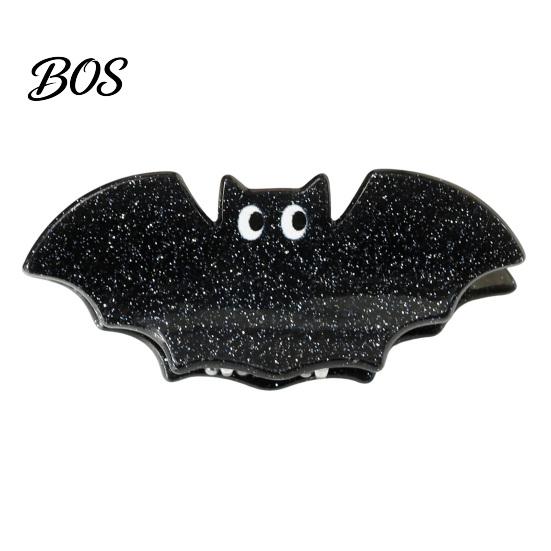 Unique Hair Clips for Theme Photos Halloween Cartoon Women Girls, Acrylic Glitter Pumpkin/Ghost/Bat/Cat Barrettes Accessories, Cute Decorative