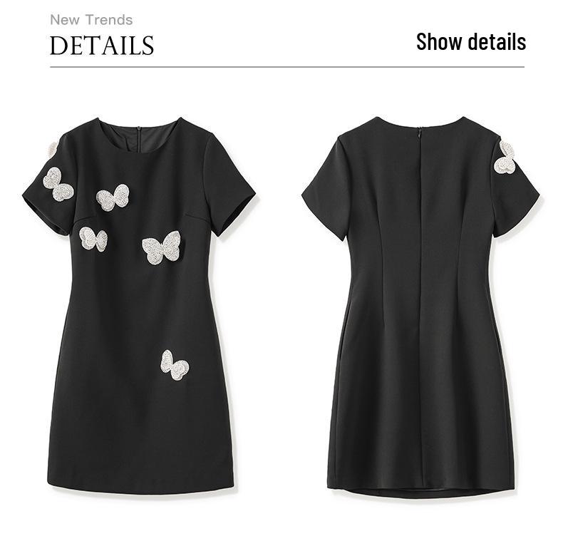 Butterfly Sequin Slimming Summer Dress for Women