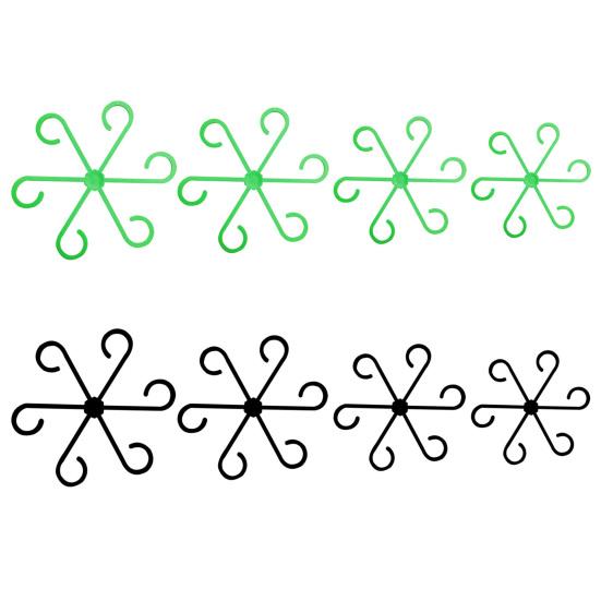 8 шт. держатель для стебля растения, опоры для стеблей вьющихся комнатных растений, многоразовые колышки для цветочных растений, крючки для стеблей, аксессуары для роста овощей, фруктов и цветов