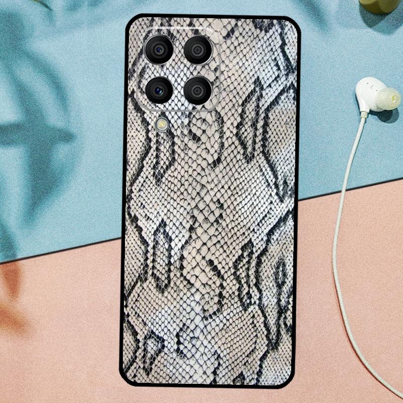Текстура змеиной кожи для чехла Samsung Galaxy M33 M35 M55 M15 M12 M13 M14 M34 M54 M53 M21 M31 M11 M32 M52 M06 M16