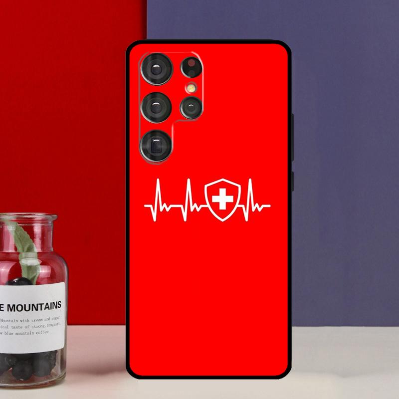 Швейцария Швейцарский флаг Чехол для Samsung Galaxy S20 S21 FE Plus Note 20 Ultra S8 S9 S10 Note 10 Plus ТПУ Чехол