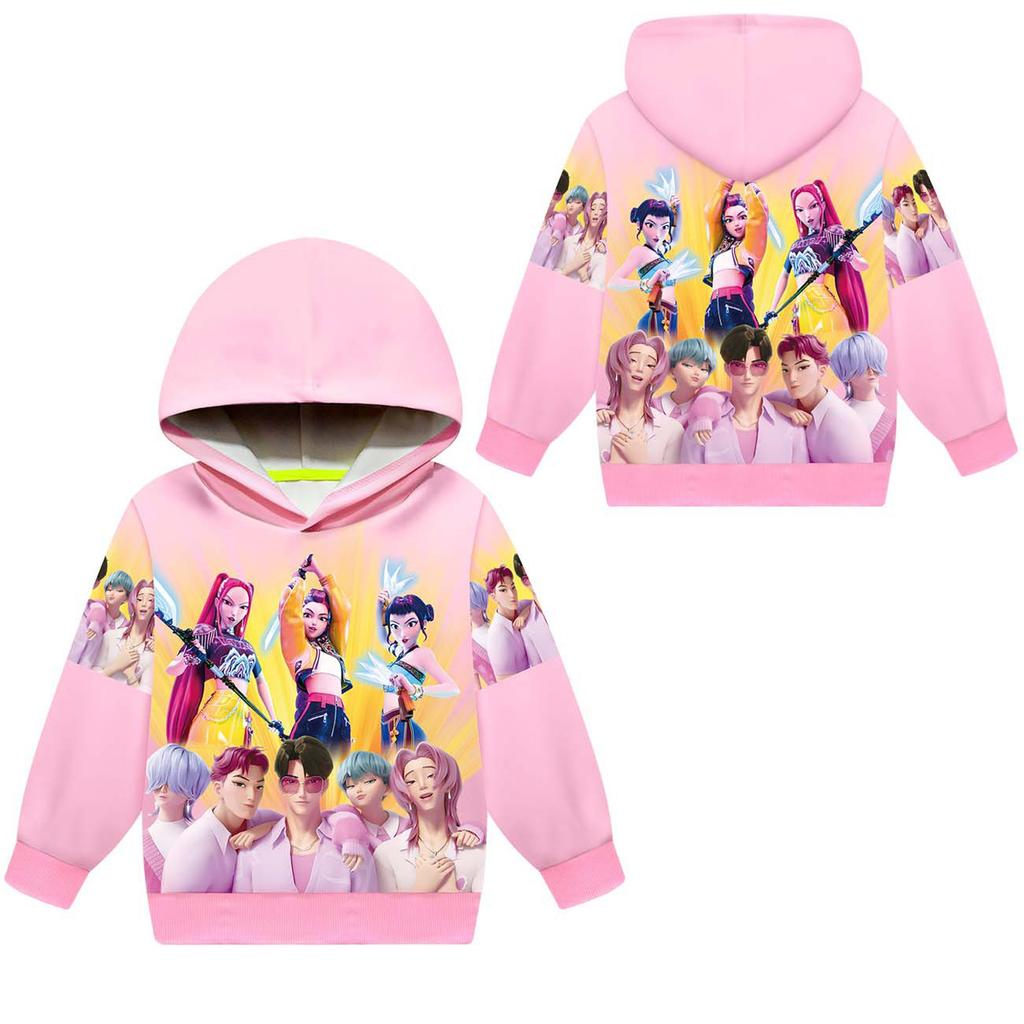 Girls Boys Hoodie Casual School Outdoor Sweatshirts For 2-12 Years Kids