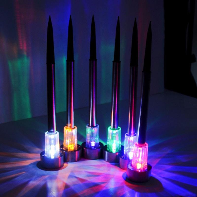 Популярные светодиодные солнечные садовые фонари, уличные солнечные лампы, фонари, водонепроницаемые светодиодные ландшафтные светильники, дорожки, патио, двор, лужайка