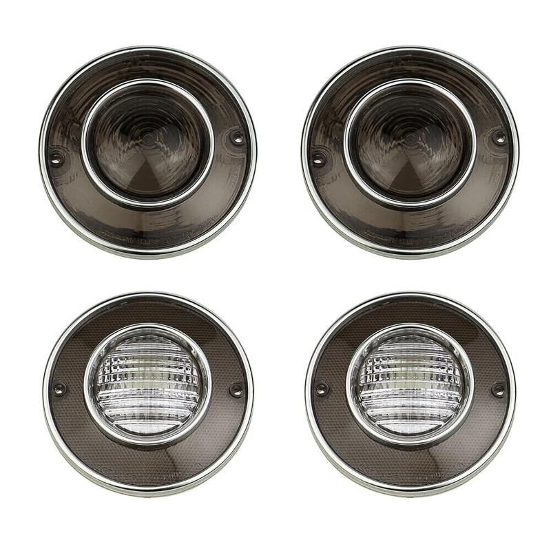 AABHN1 4pcs/set Car Tail Lights & Backup Lights for Chevrolet Corvette C3 1975-1979 (without Bulbs)