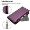 Zipper Leather Case For Samsung Galaxy A3 A320 A5 A520 J3 J5 J7 Pro J330 J530 J730 2017 A6 A7 A750 A8 A530 J4 J6  Plus Prime 2018 Wallet Cover Casing