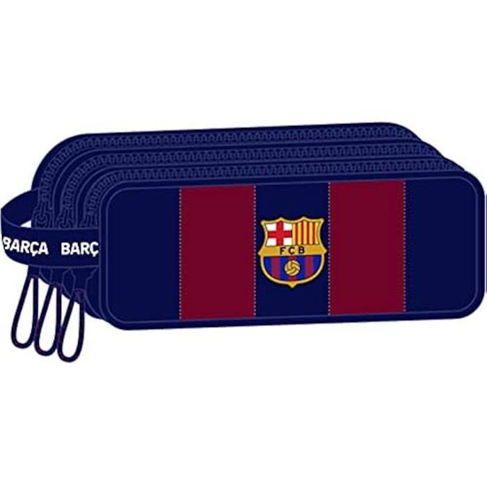 Portatodo Triple F.C.Barcelona 1 Equip. 23/24 - Safta - Bleu marine/Rouge - Synthétique - Décontracté