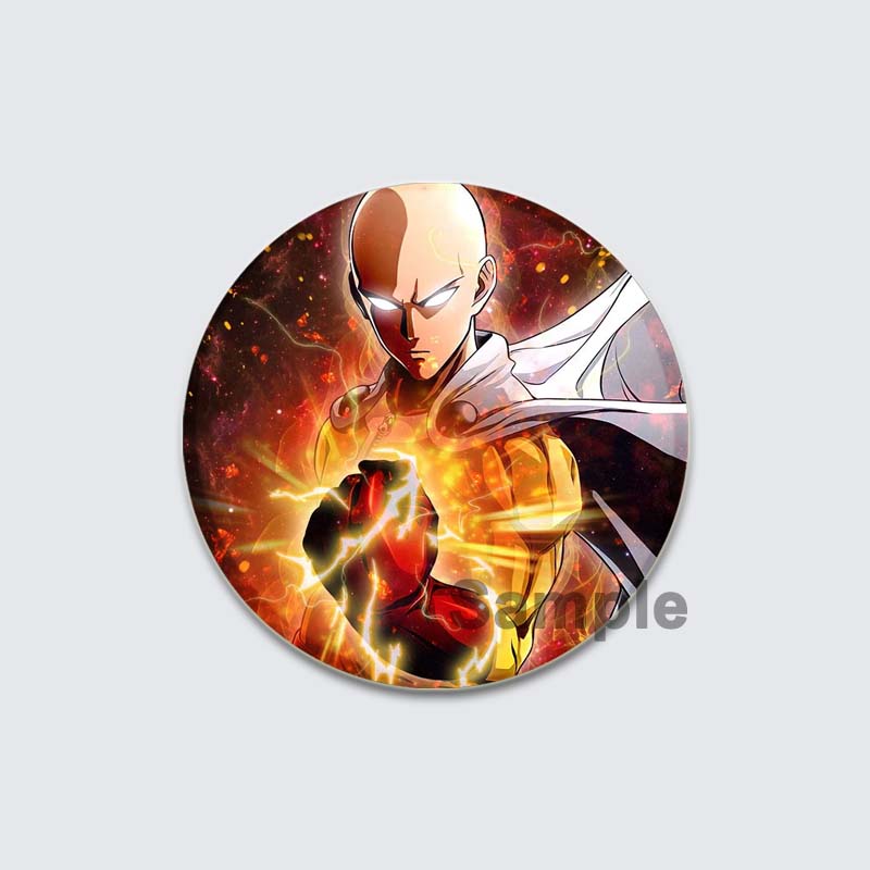 32/44/58 мм Аниме One Punch Man значки на лацкан мультфильм косплей Сайтама Генос Дженос Соник Тацумаки Фубуки Гару значки броши аксессуары подарки
