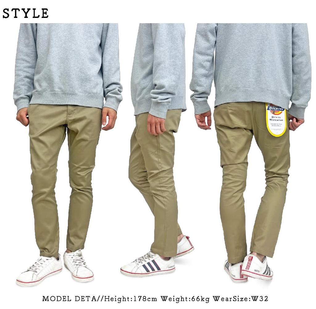 Dickies Men's TC 65/35 Narrow Long Pants, Black, Size 30, WD588228