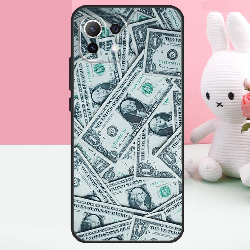 Денежный чехол для банкнот и наличных Доллар для Xiaomi 15 Ultra 14 13 15T 13T 14T Pro 17 Pro Max POCO F7 X7 Pro X5 X6 F5 F6 Funda