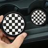 2Pcs Car Cup Non-Slip Coasters Universal Mats Cup Easy Heat-Resistant Reusable To Clean