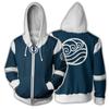 Anime Avatar The Last Airbender 3D Print Hoodies Men Women Fashion Sweatshirts Zipper Hoodie Cosplay Streetwear Kids Jacket Coat