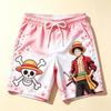 Аниме One Piece Пляжные шорты Мужские Люффи Плавки Board Shorts Летние Повседневные Для серфинга Купальные шорты Мальчики Манга Стритвир Купальники