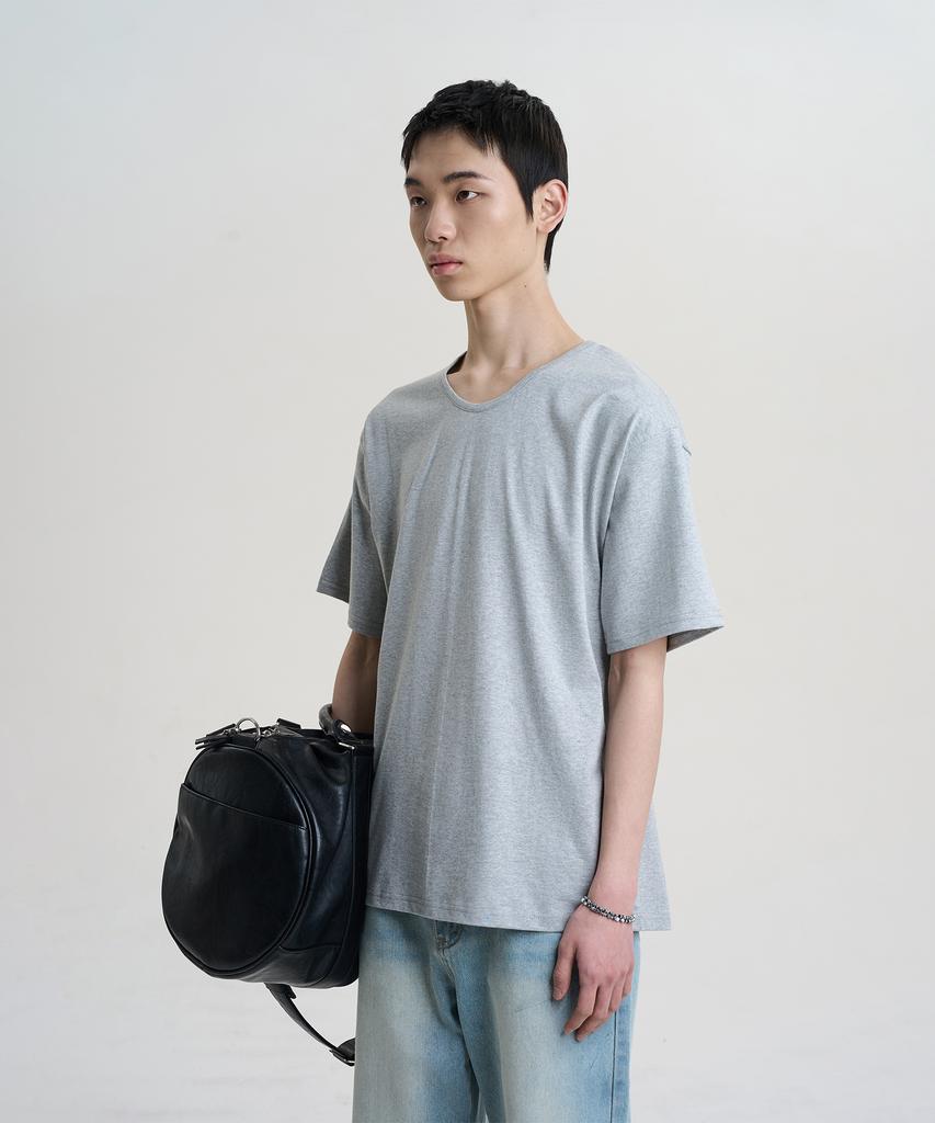 NOISE [2Pack] Essential U-Neck Layered Short Sleeve T-Shirt - 3 Colors (Type A)