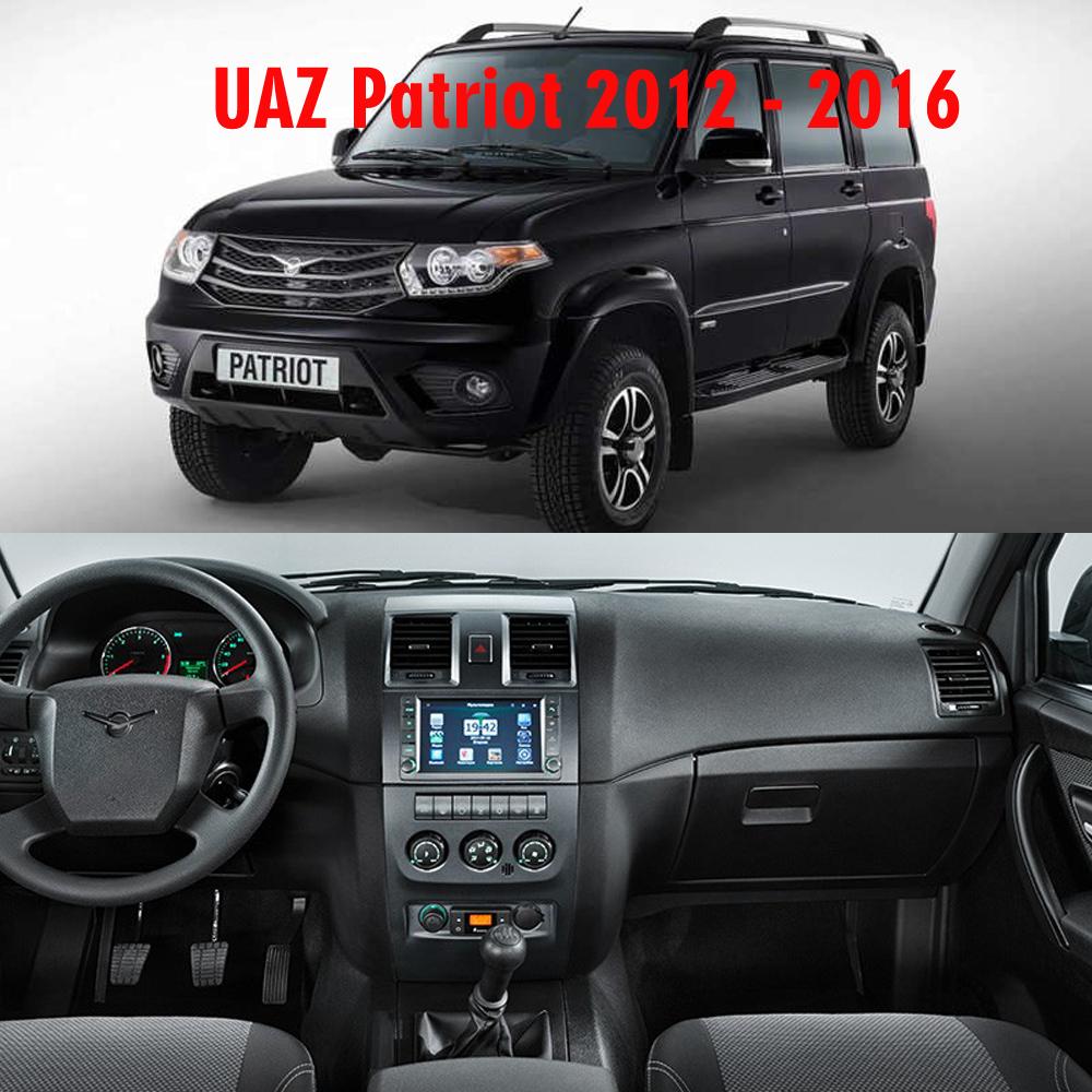 Автомобильная стереосистема 2 Din для УАЗ Патриот 2012-2016, GPS, Wi-Fi, Android, радио, мультимедийный плеер, навигация, 1 + 16 ГБ