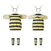 Leg Sleeves Halloween Bee Costumes with Wings Halloween Cosplay Ladybug Set  European and American