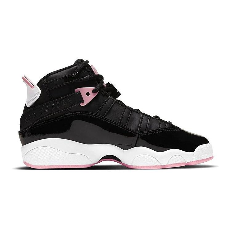 (GS) Air Jordan 6 Rings 'Black Arctic Punch' Kids' 323399-002