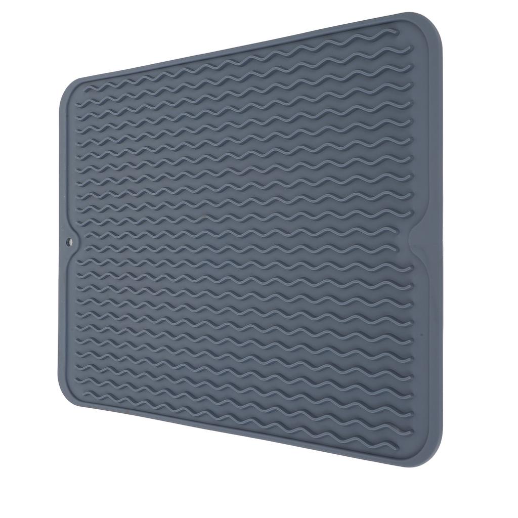 Коврик для сушки посуды Мягкий Гибкий Резиновый Термостойкий Нескользящий Не содержит БФА Экологичный Широкое применение Подушечка для сушки посуды