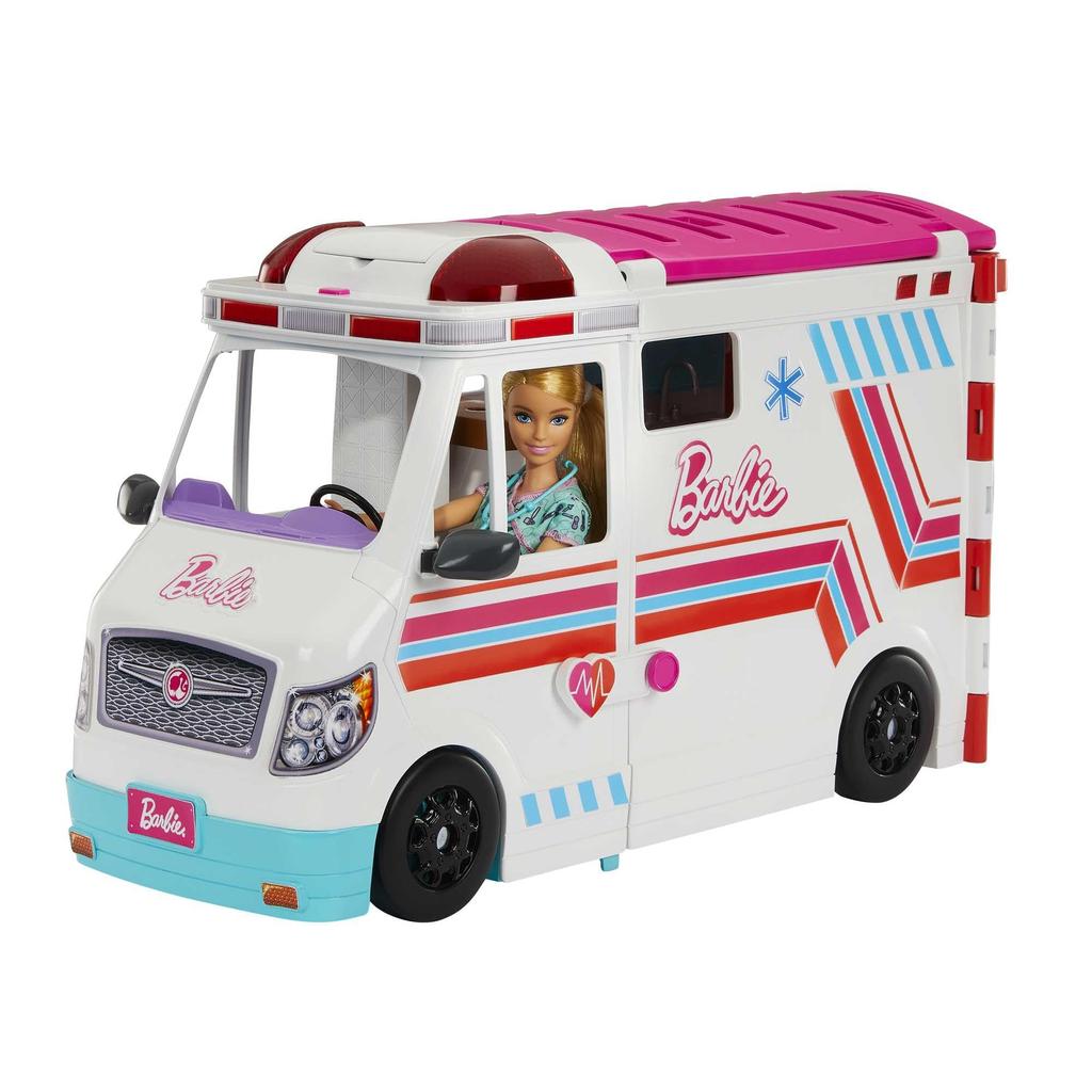 Barbie Работа с набором врача скорой помощи Как показано в фильме Кукла продается отдельно HKT79 Барби! (Свет и звук) / «Барби»! [Кукла для переодевания] [Транспортное средство