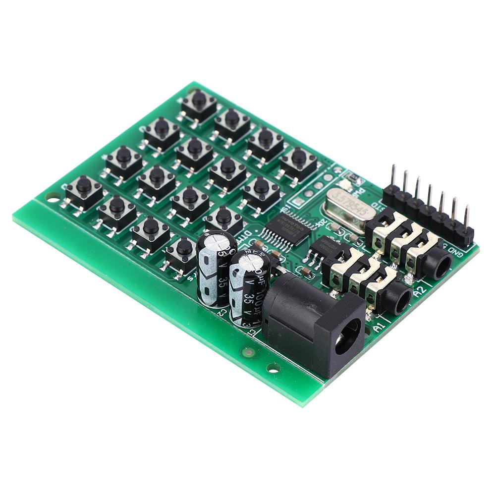 AE11A04 Модуль аудиогенератора DTMF Плата передатчика с двойным кодированием голоса 5 ~ 24 В постоянного тока