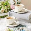Angel Relief Sculpture Ceramic Cup&saucer Teapot Dining Table Coffee Mug Milk Mugs Afternoon Tea Teacup Fruit Juice Container