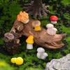 Mushroom and Moss Micro Landscape Ornaments for Home Decor - DIY Resin Accessories for Succulent Pots.