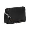 Coach Nolita 19 Однотонный топ с принтом собак, верхняя молния, кожаный ремешок на запястье, ручной, на плечо, маленькая женская сумка, Черный CC914-SVA47