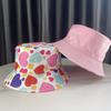 Thin Baby Bucket Hat Cartoon Print Outdoor Kid Sun Hat Summer Fisherman Cap
