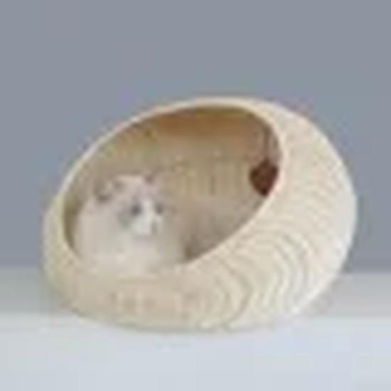 Hand-Woven Rattan Cat Cage Pet Bed Warm Autumn Winter Pad Removable Washable Doghouse Hammock for Cats