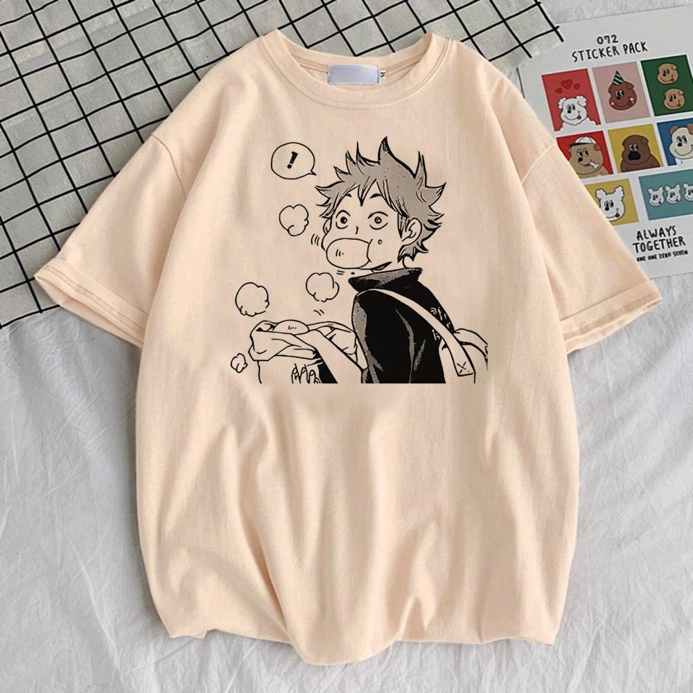Haikyuu t-shirt women korean clothes kawaii streetwear hip hop 2000s t shirt Digital Pop Culture anime streetwear