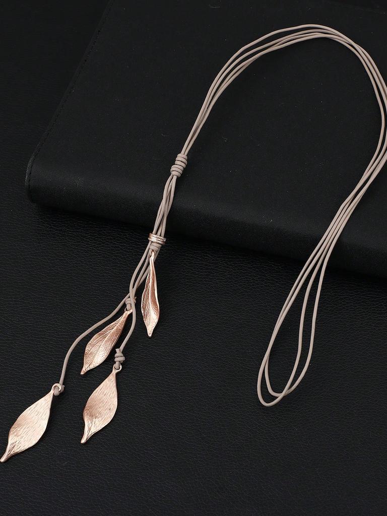 Эмалевый цвет полый геометрический цветок длинная подвеска, женская подвеска-ожерелье в форме сердца с высоким чувством универсальности