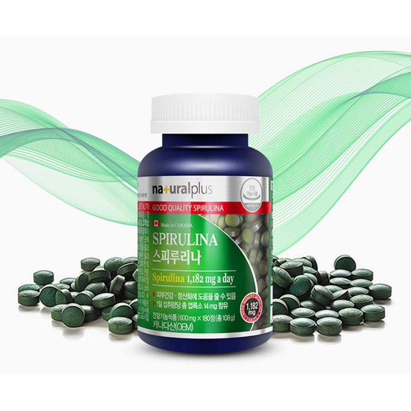 Natural Plus Spirulina, 180 таблеток, 2 шт.