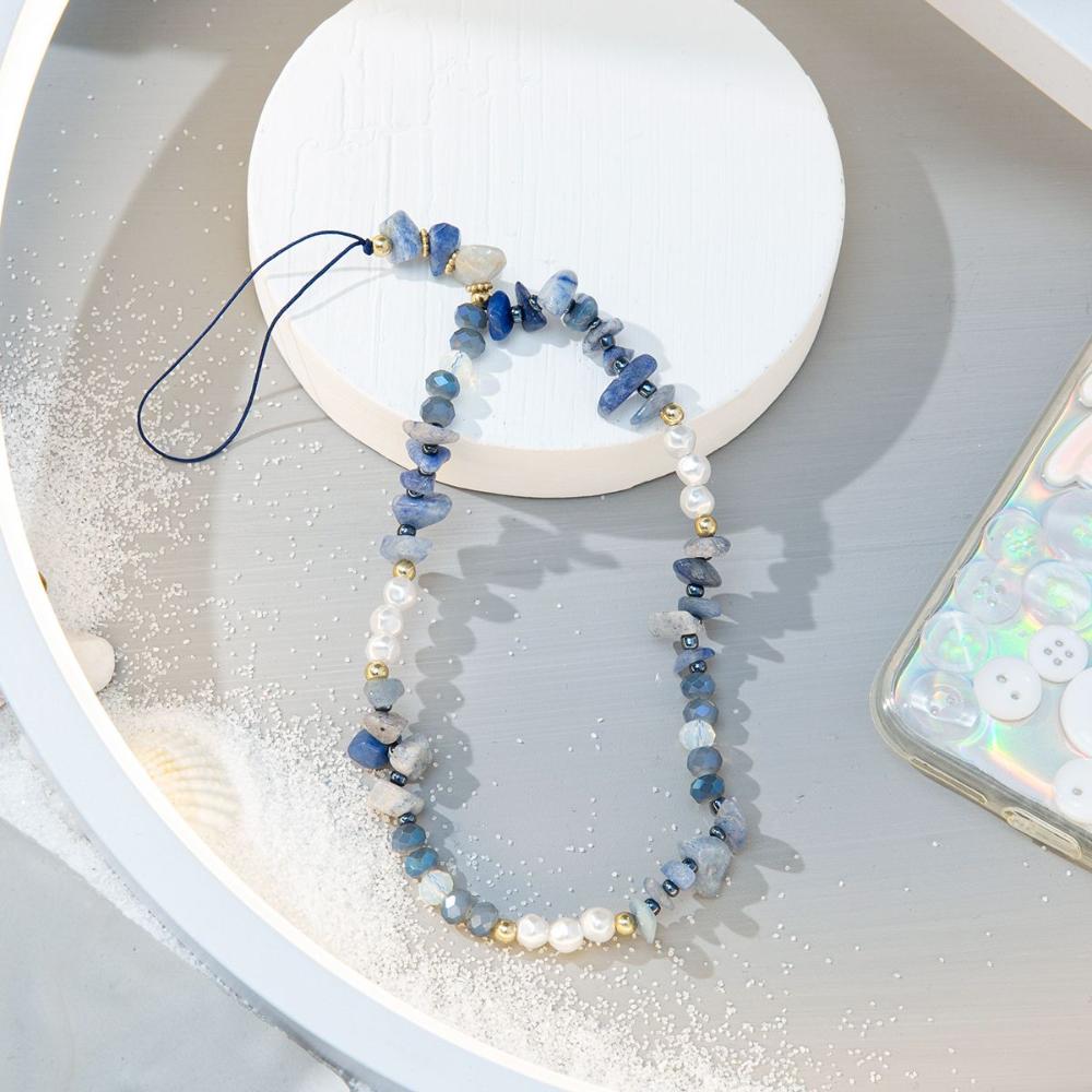 Anti-Lost Bracelet Keychain Beaded Cellphone Strap Mobile Phone Lanyard Lanyard Mobile Phone Chain