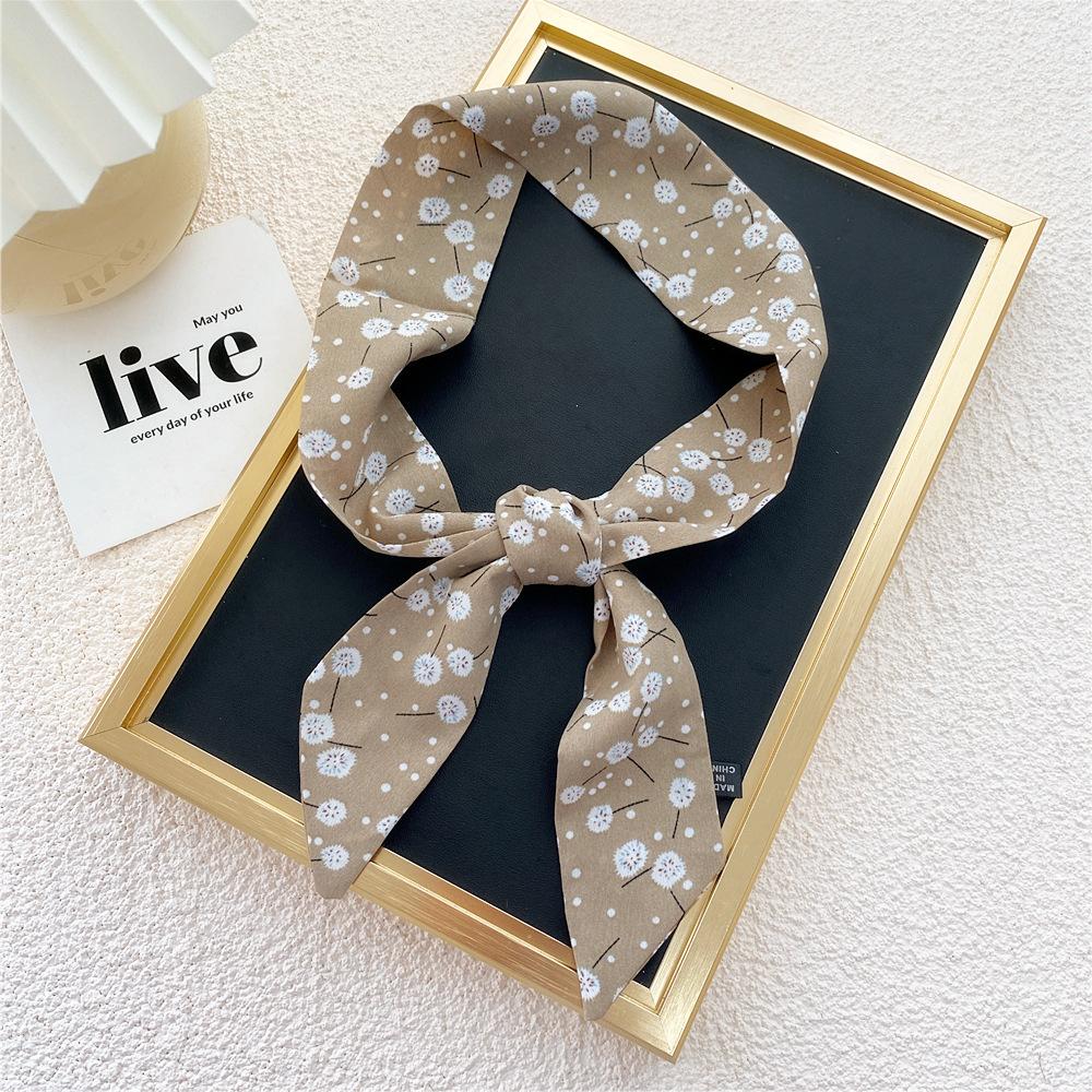 New Scarves Silk Scarves Women'S Spring And Autumn Season Long Decorative Professional Scarves Summer Thin Styles Paired With Shirts Stylish