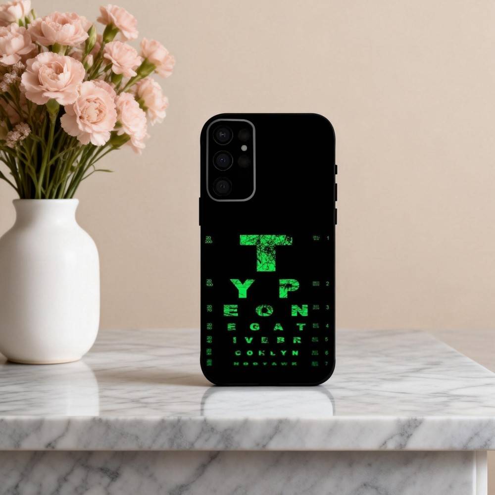 Gothic T-Type O N-Negative Band Phone Case For Samsung S25,S24,S21,S22,S23,S30,Ultra,S20,Plus,Others Soft Black Case