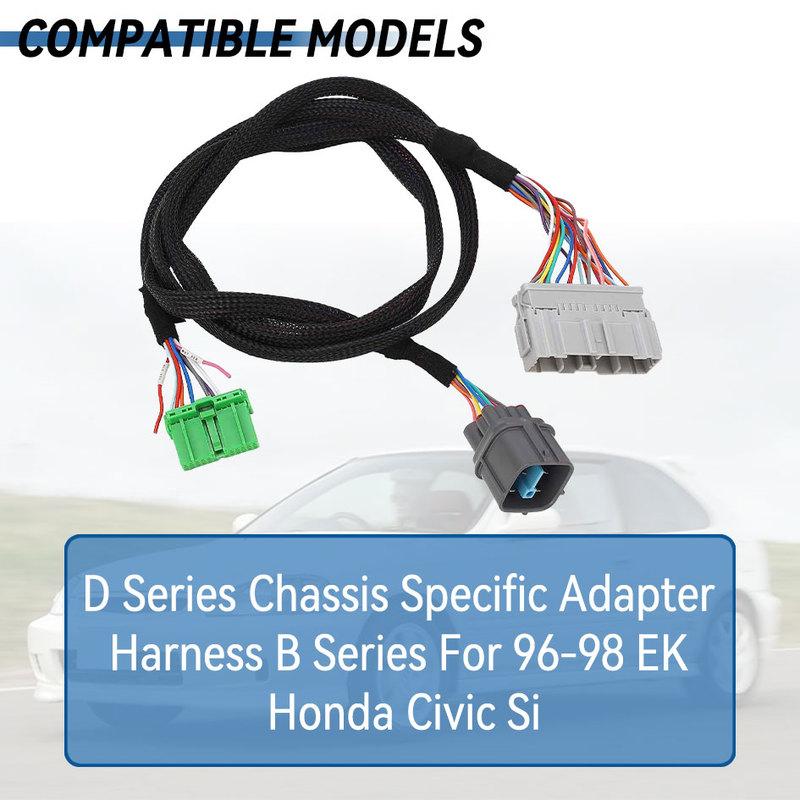 D Series for Honda Civic Si EK 1996-1998 B Series Chassis Adapter Harness OEM Wire Harness Cable, Durable Wire Harness Assembly