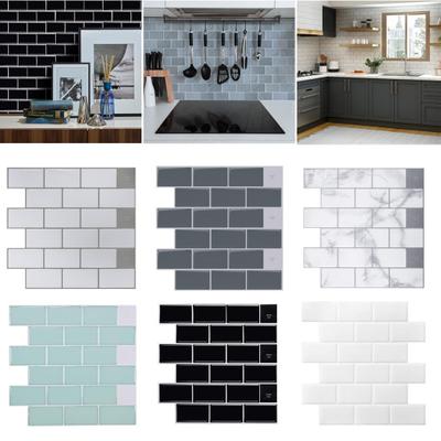 3D-плитка настенная наклейка Splashback водонепроницаемые прочные наклейки на стены для домашней кухни