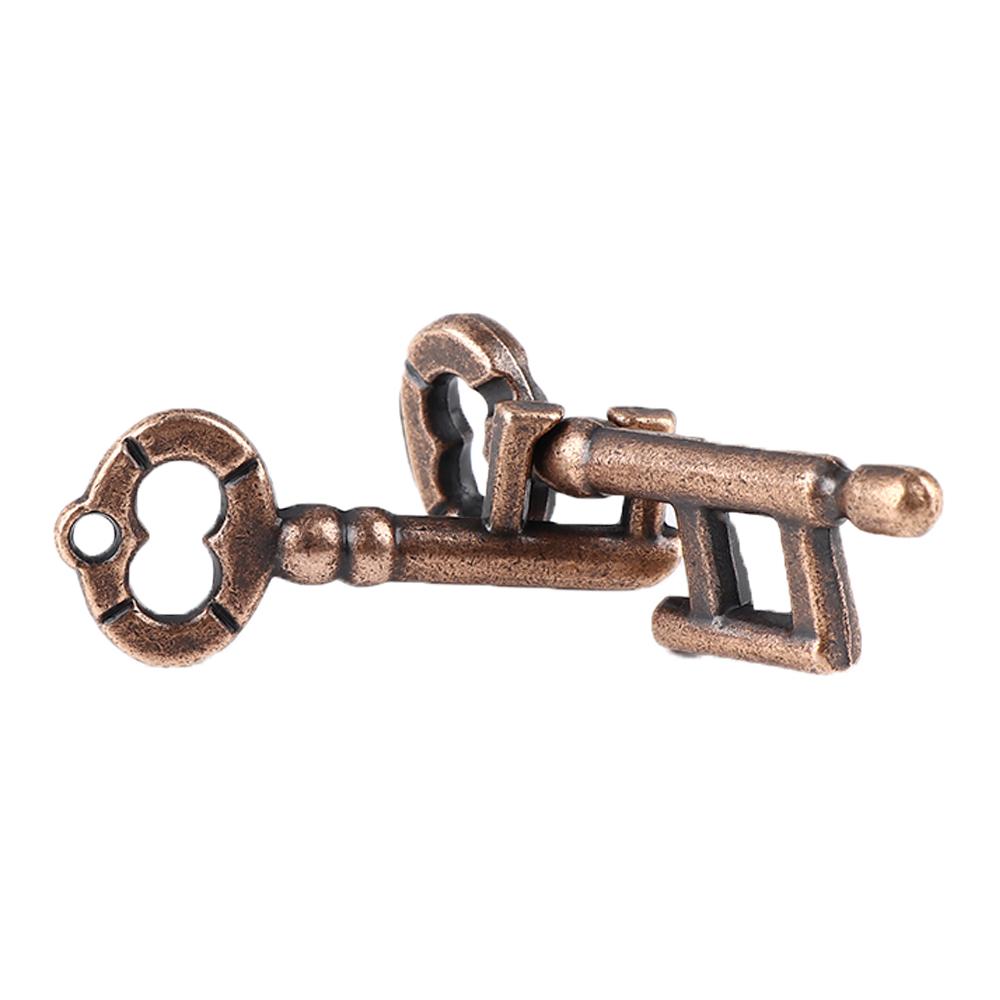 Cast Kid IQ Test Brain Tester Puzzle Intelligent Toy Key Puzzle