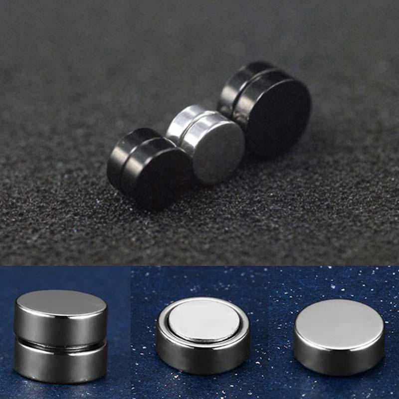 No Pierced Magnet Ear Clip 1PC Strong Magnet Magnetic Mens Ear Clip 5 Colors Ear Studs