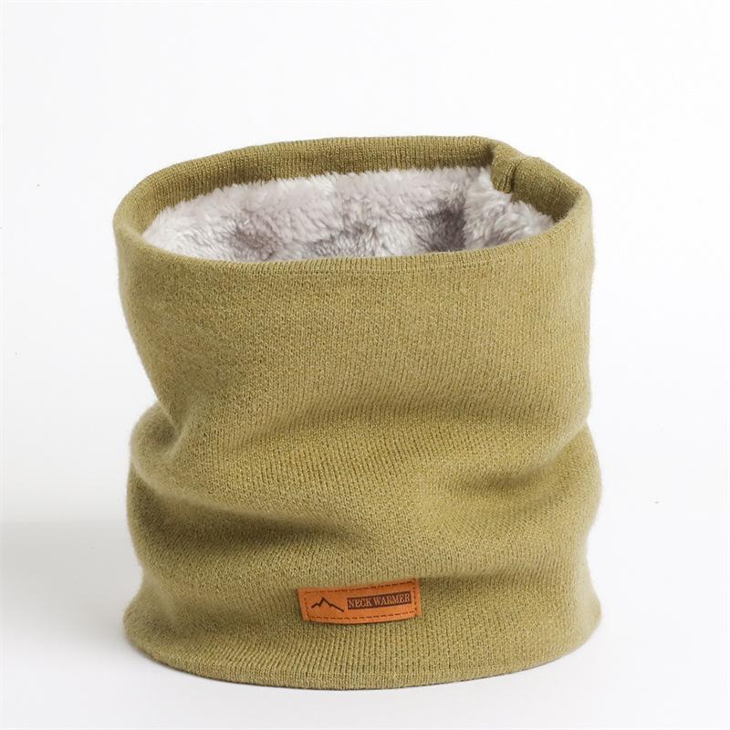 New Solid Knitted Neckerchief For Autumn Winter Men Women Cover Neck Thickened Warm Scarf Outdoor Fashion Ladie Riding Face Mask