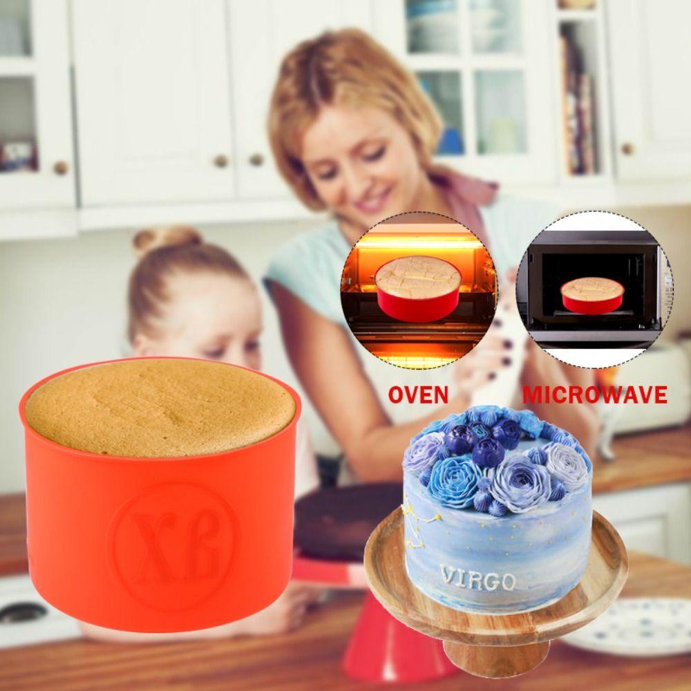 Non Stick Kitchen Silicone Microwave Oven Easter Baking Pan Cake Mold Cake Barrel Bread Pan