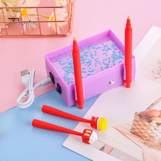 Электрическая ручка для алмазной живописи Вакуумная ручка для алмазной живописи Наборы ручек для алмазной живописи Аксессуары для алмазной живописи Аккумуляторная ручка для алмазной живописи с поддоном для хранения