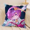 TTouhou Project role game Cushion Cover Silky Short Plush Invisible Zipper Dustproof Sofa Pillow Case for Home Decor