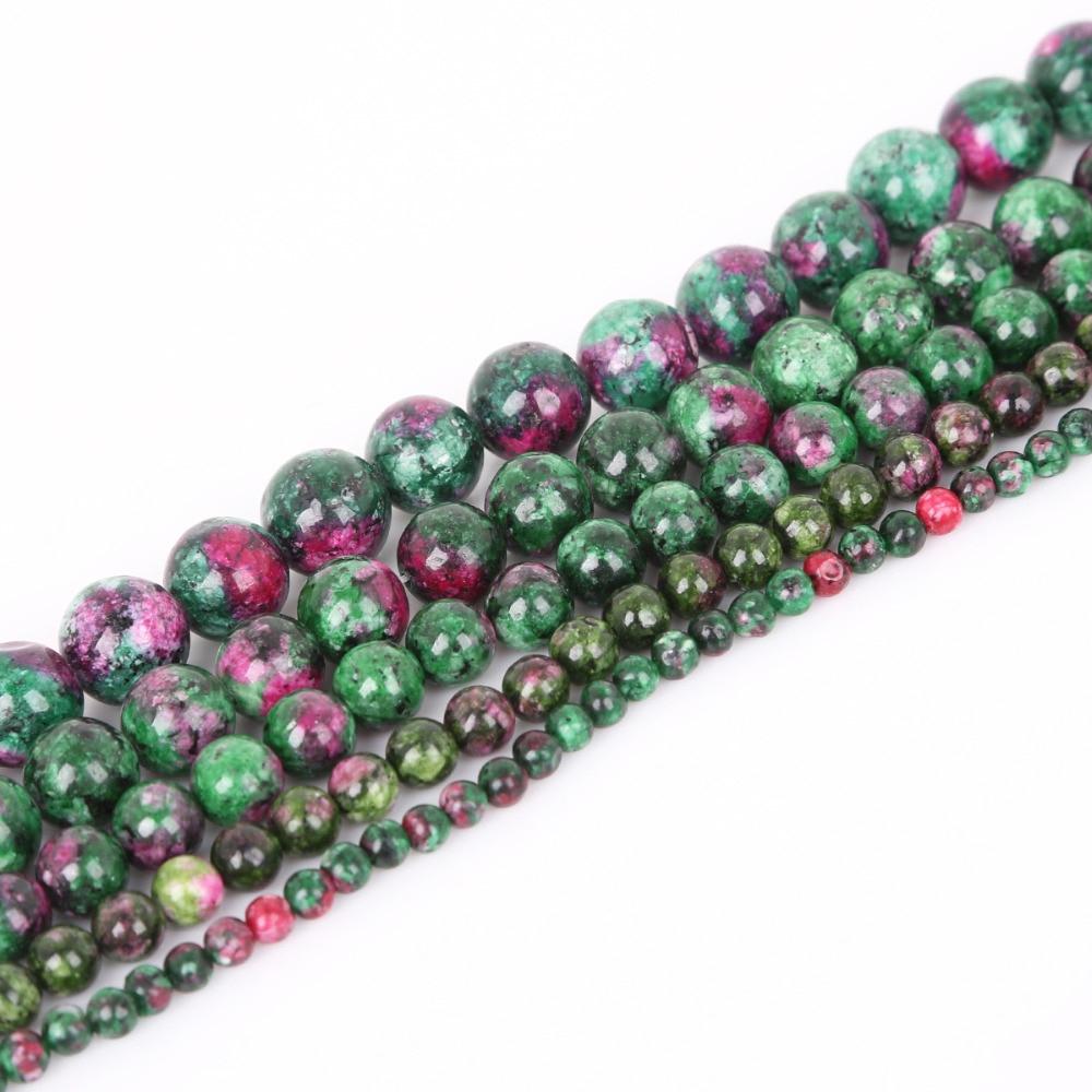 Натуральный эпидот-зоизитовый камень, бусины, свободная прокладка для изготовления ювелирных изделий