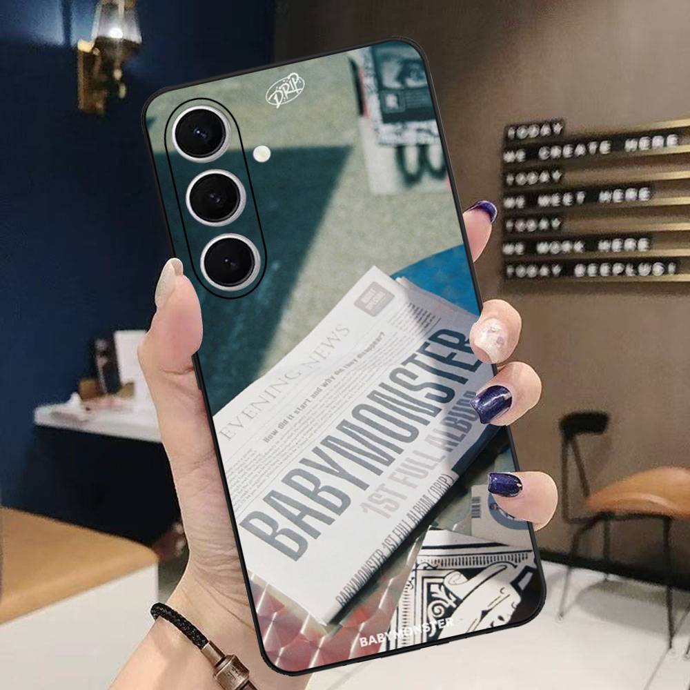 Singer B-BABYMONSTER Phone Case For Samsung S 24 fe 25 Ultra plus 20 lite 21 30 22 23 24 22 Ultra 5G Fundas